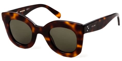 celine marta sunglasses tortoiseshell|Celine Baby Marta Sunglasses CL 41393/S Tortoise .